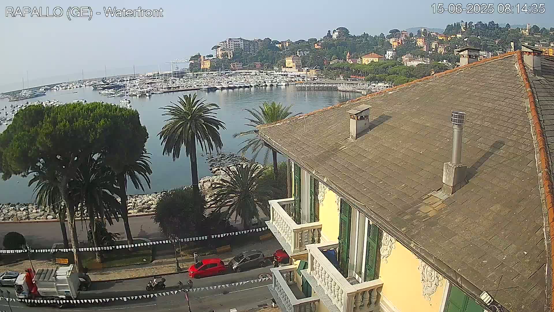 Rapallo Vittorio Veneto Coast Live Cam - Genoa, Liguria, Italy
