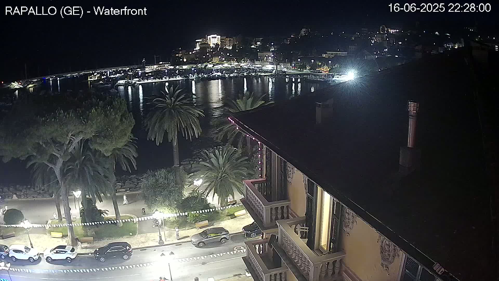 Rapallo Vittorio Veneto Coast Live Cam - Genoa, Liguria, Italy
