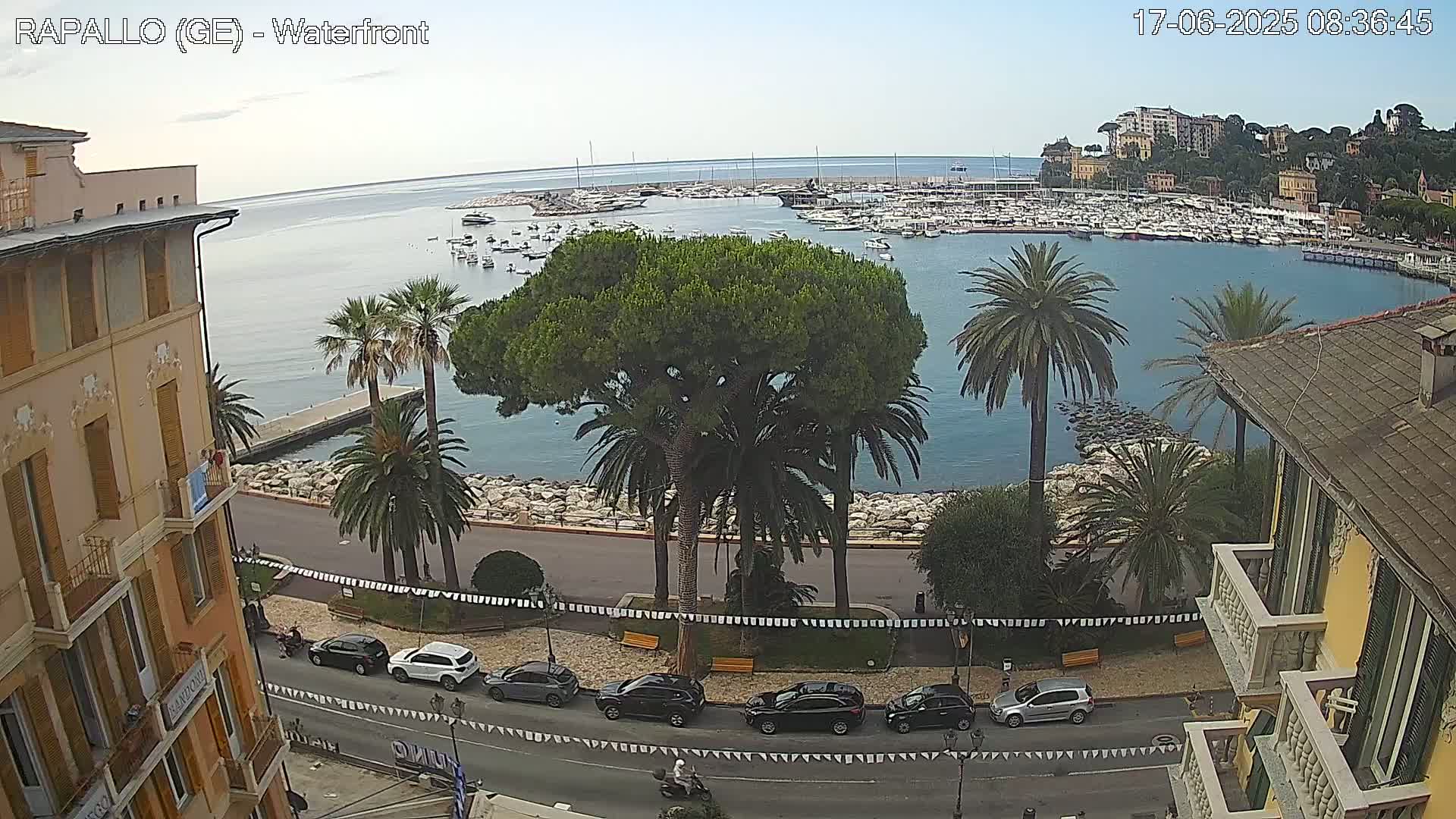 Rapallo Vittorio Veneto Coast Live Cam - Genoa, Liguria, Italy