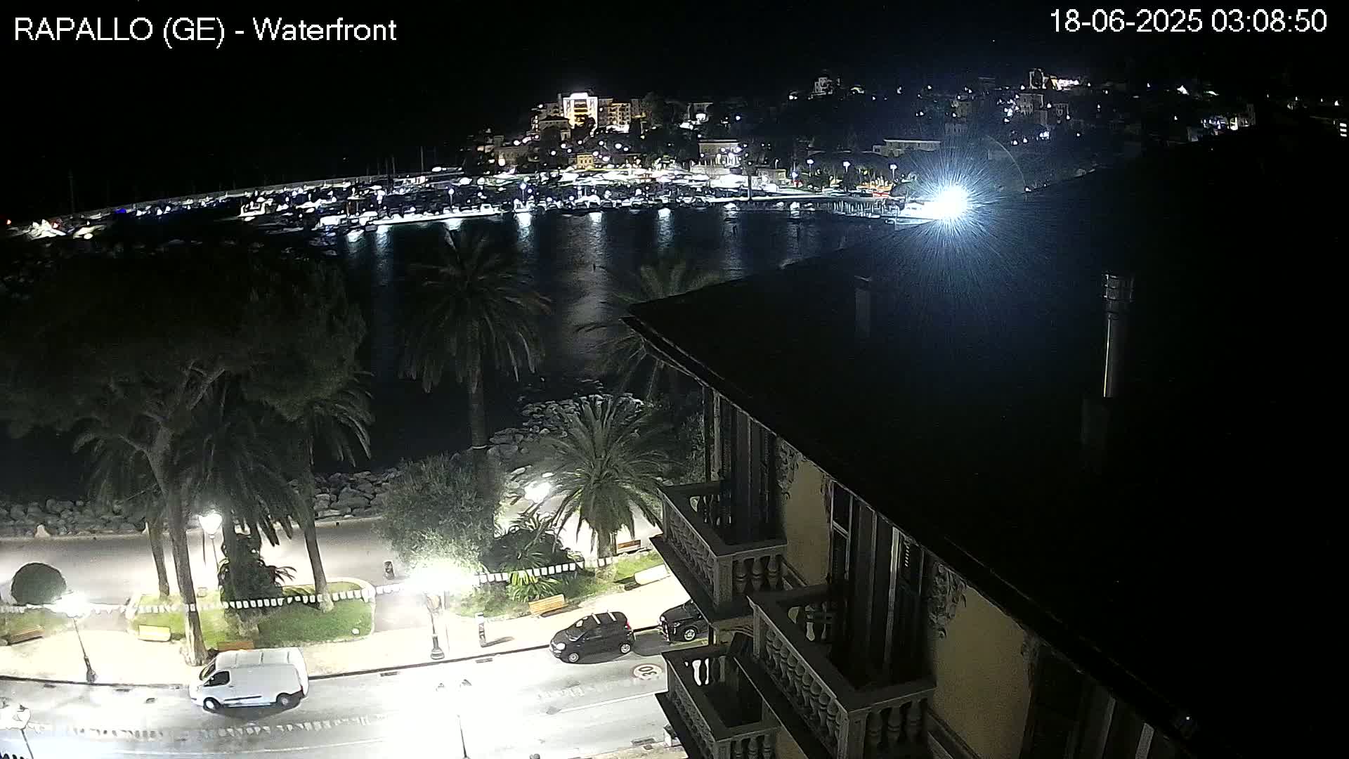 Rapallo Vittorio Veneto Coast Live Cam - Genoa, Liguria, Italy
