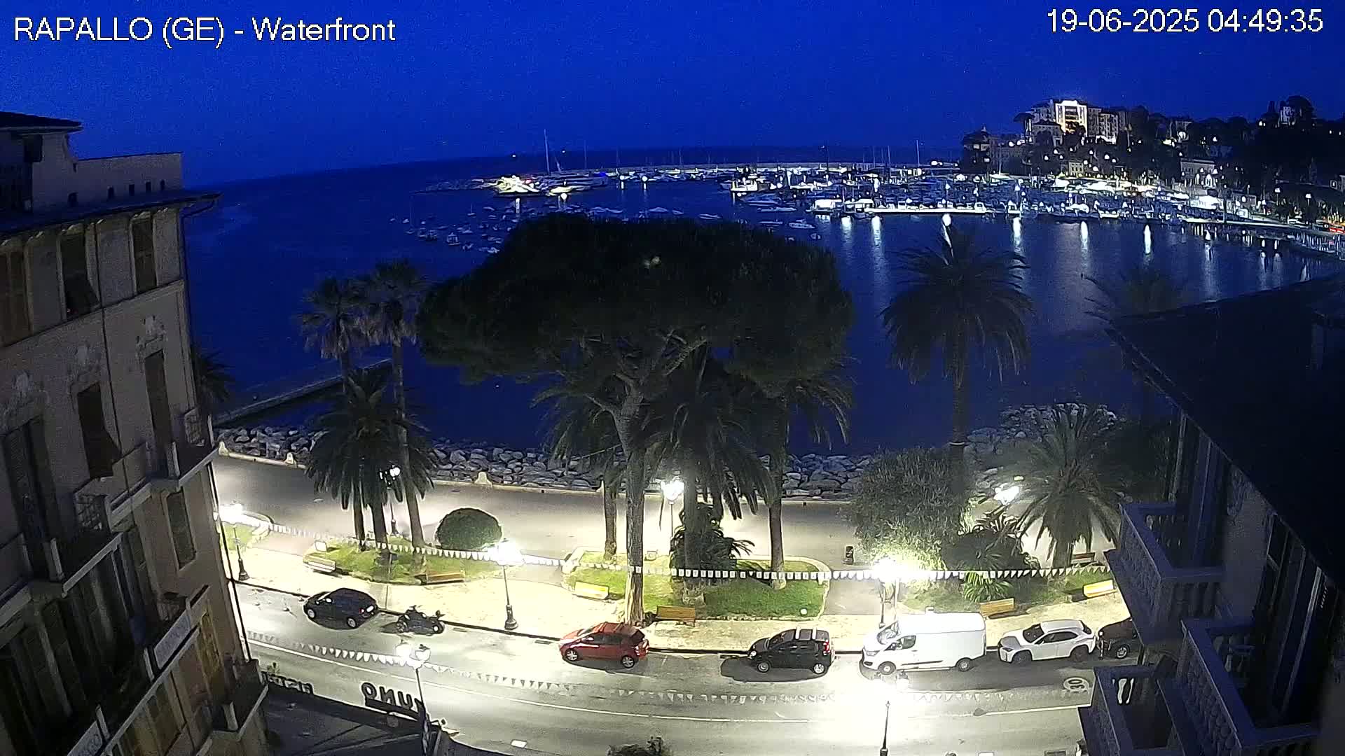 Rapallo Vittorio Veneto Coast Live Cam - Genoa, Liguria, Italy