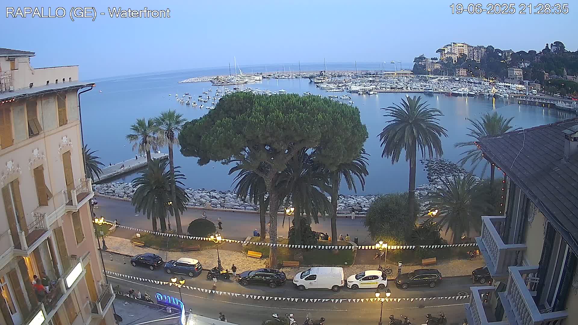 Rapallo Vittorio Veneto Coast Live Cam - Genoa, Liguria, Italy
