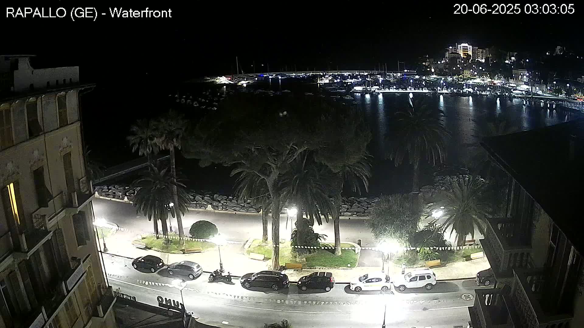 Rapallo Vittorio Veneto Coast Live Cam - Genoa, Liguria, Italy