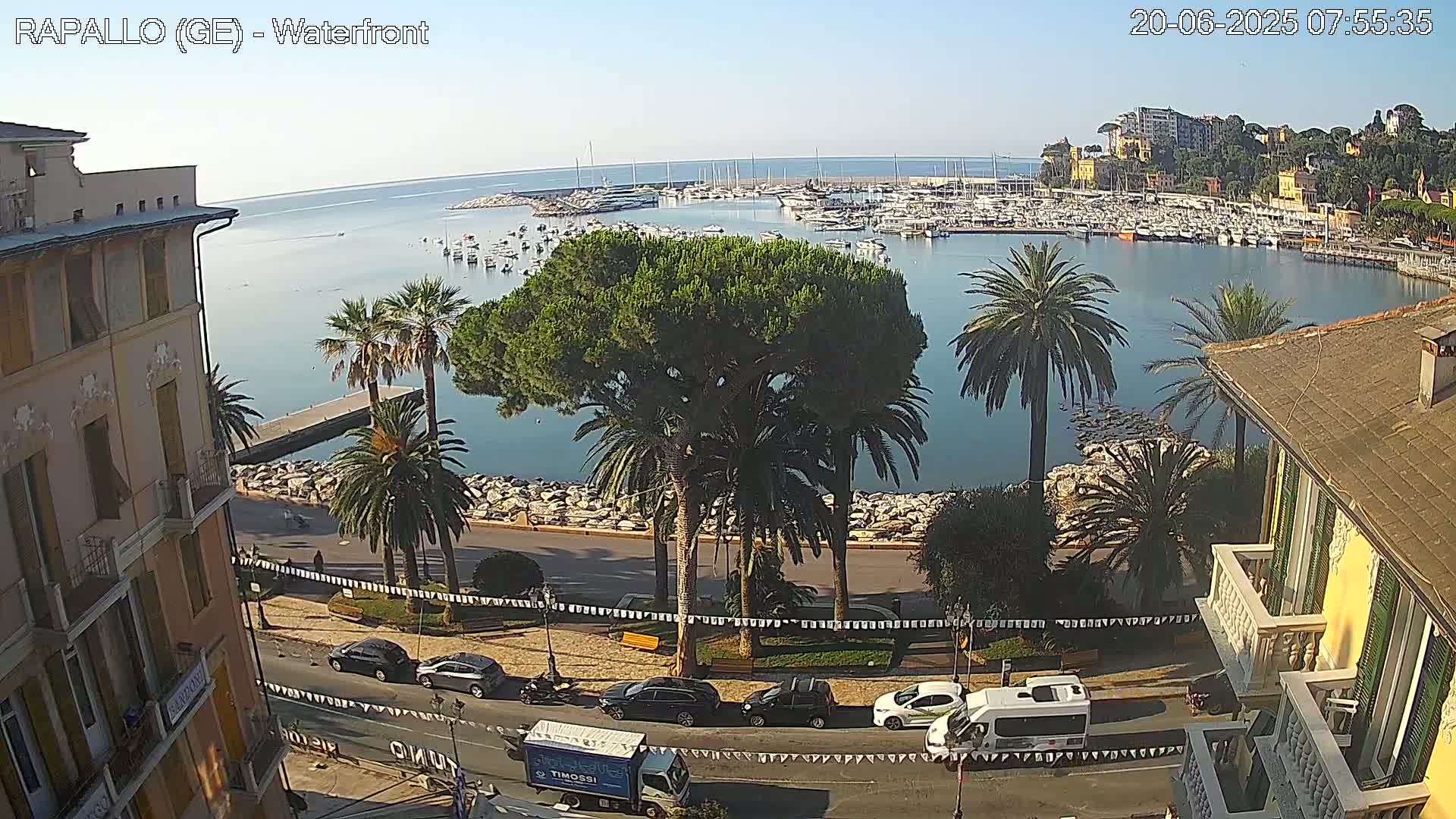 Rapallo Vittorio Veneto Coast Live Cam - Genoa, Liguria, Italy