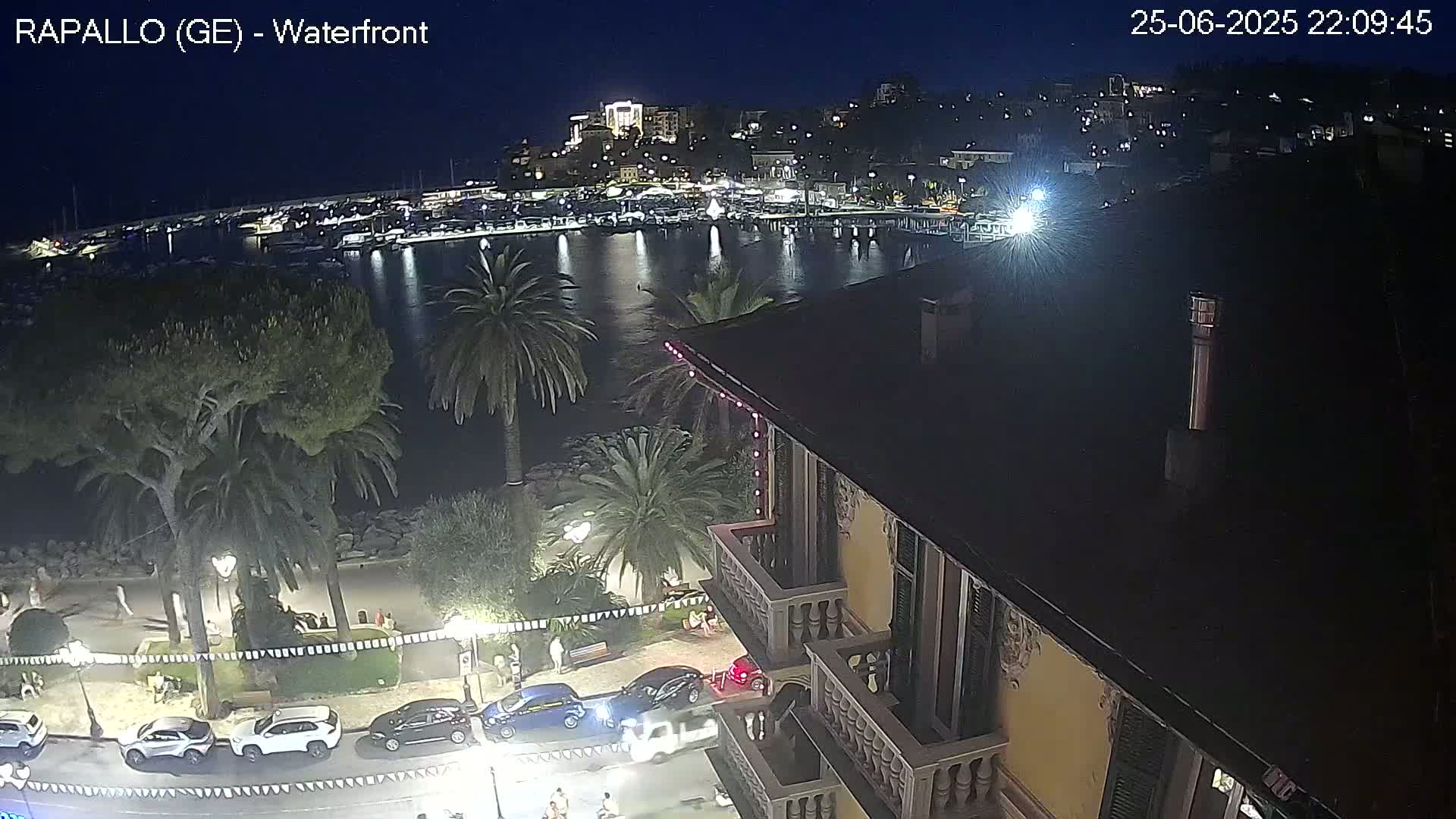 Rapallo Vittorio Veneto Coast Live Cam - Genoa, Liguria, Italy
