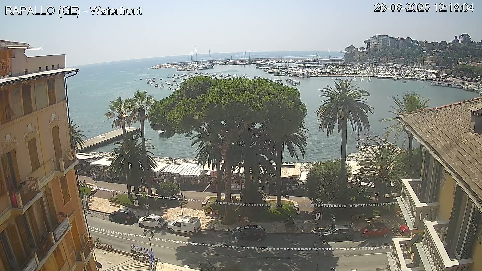 Rapallo Vittorio Veneto Coast Live Cam - Genoa, Liguria, Italy
