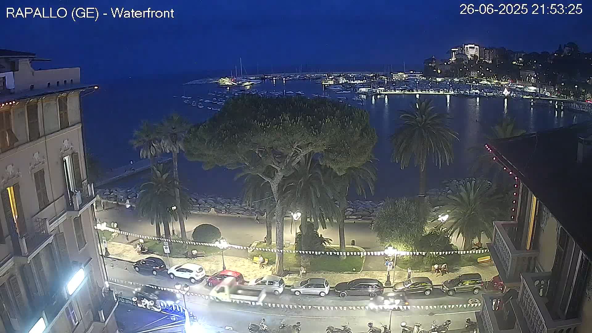 Rapallo Vittorio Veneto Coast Live Cam - Genoa, Liguria, Italy