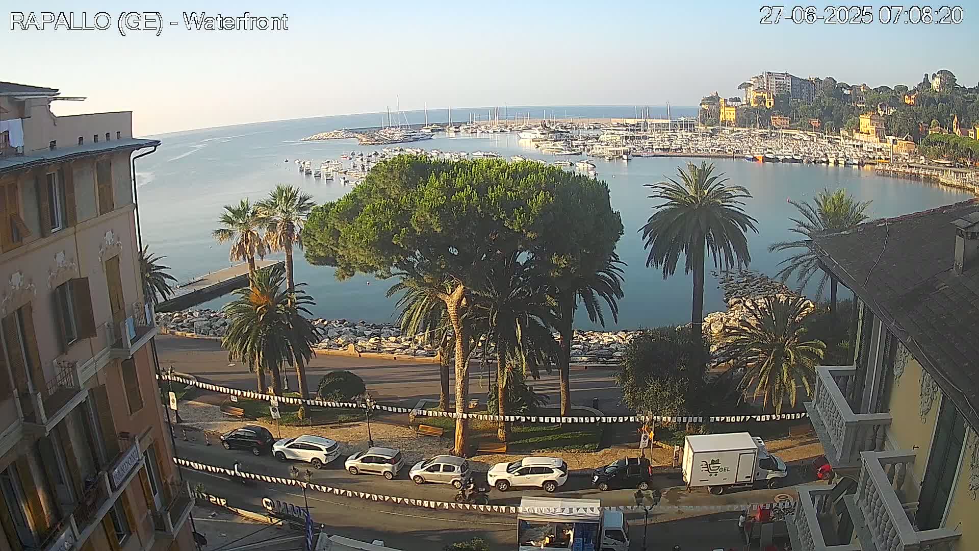 Rapallo Vittorio Veneto Coast Live Cam - Genoa, Liguria, Italy