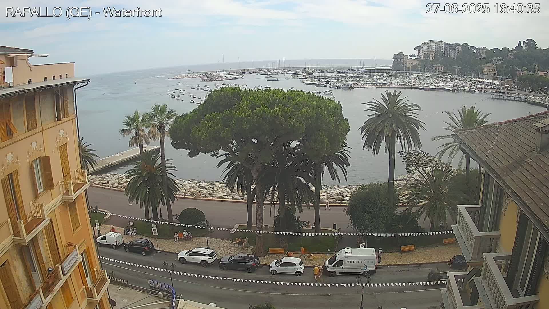 Rapallo Vittorio Veneto Coast Live Cam - Genoa, Liguria, Italy