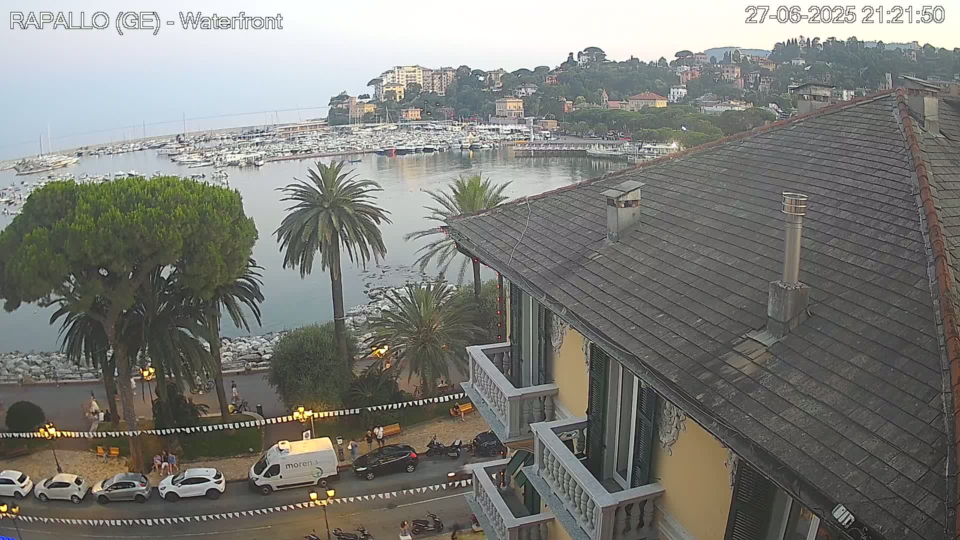 Rapallo Vittorio Veneto Coast Live Cam - Genoa, Liguria, Italy