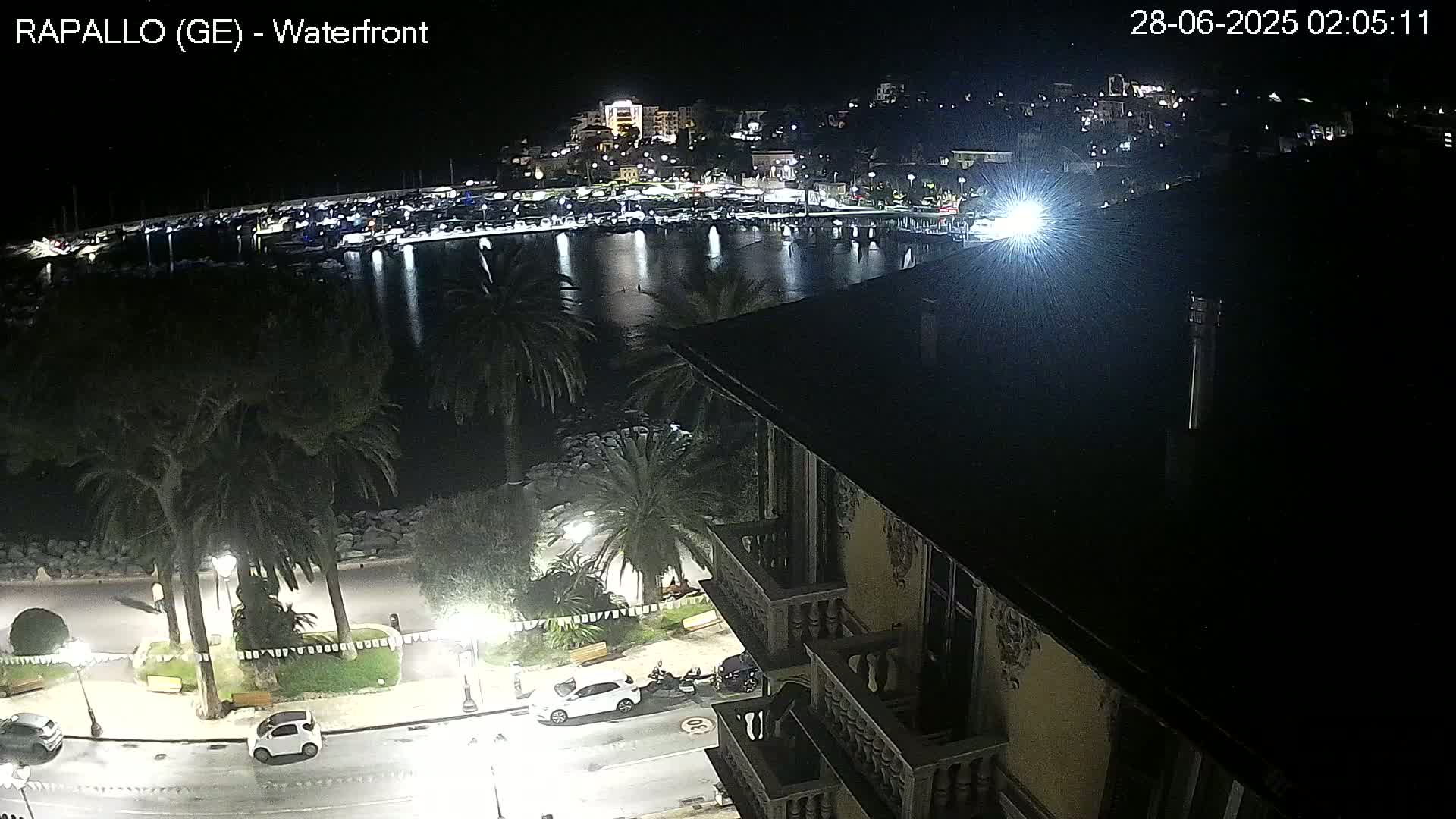 Rapallo Vittorio Veneto Coast Live Cam - Genoa, Liguria, Italy