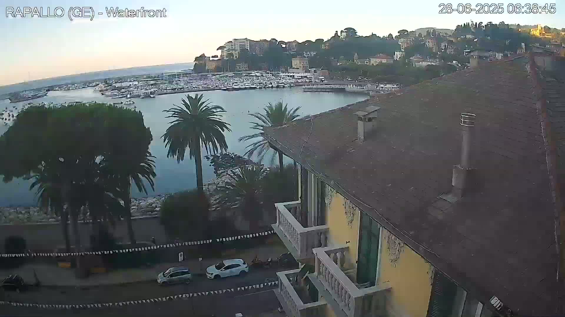 Rapallo Vittorio Veneto Coast Live Cam - Genoa, Liguria, Italy