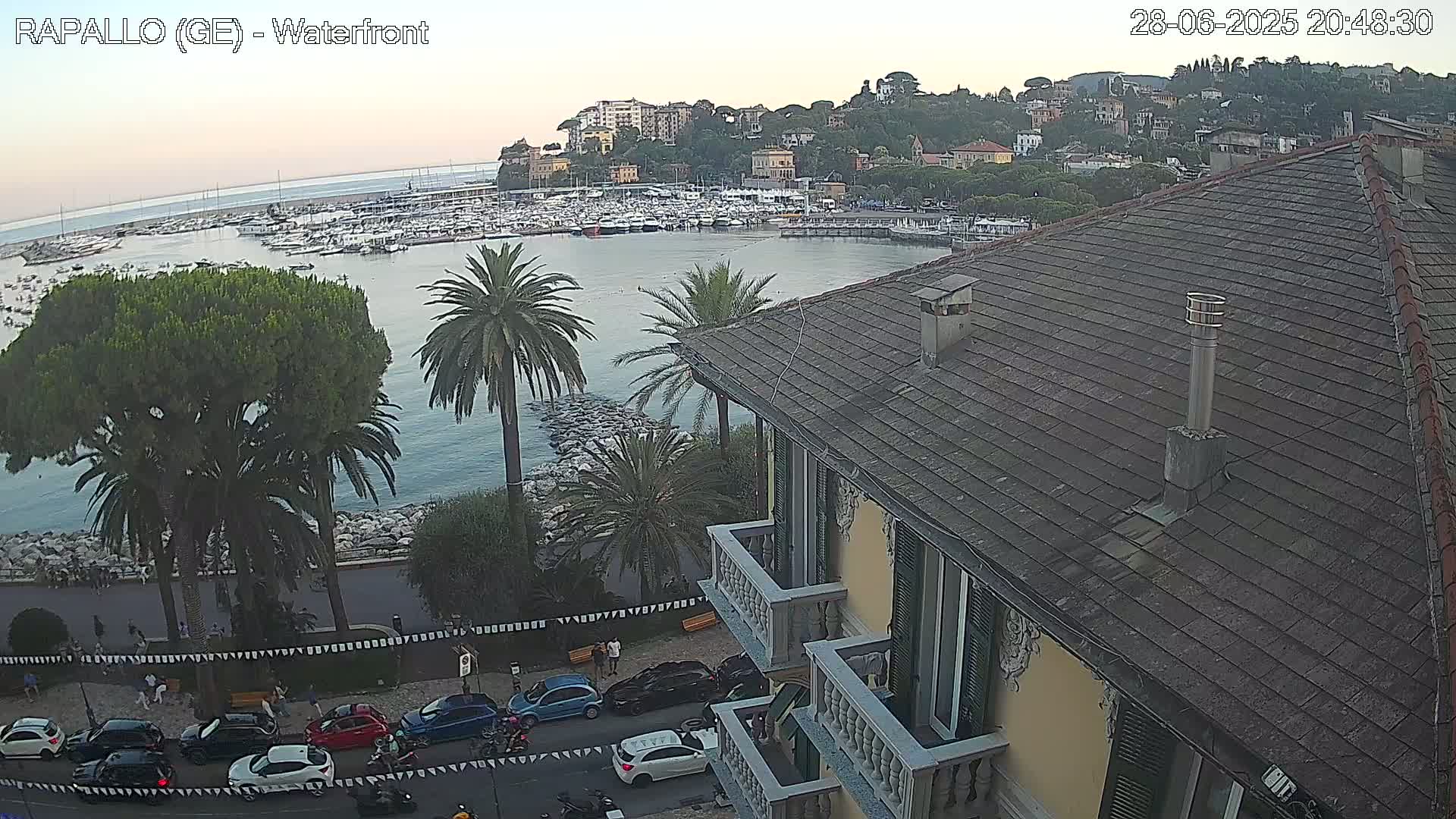 Rapallo Vittorio Veneto Coast Live Cam - Genoa, Liguria, Italy