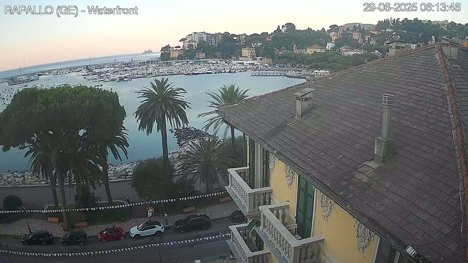 Rapallo Vittorio Veneto Coast Live Cam - Genoa, Liguria, Italy