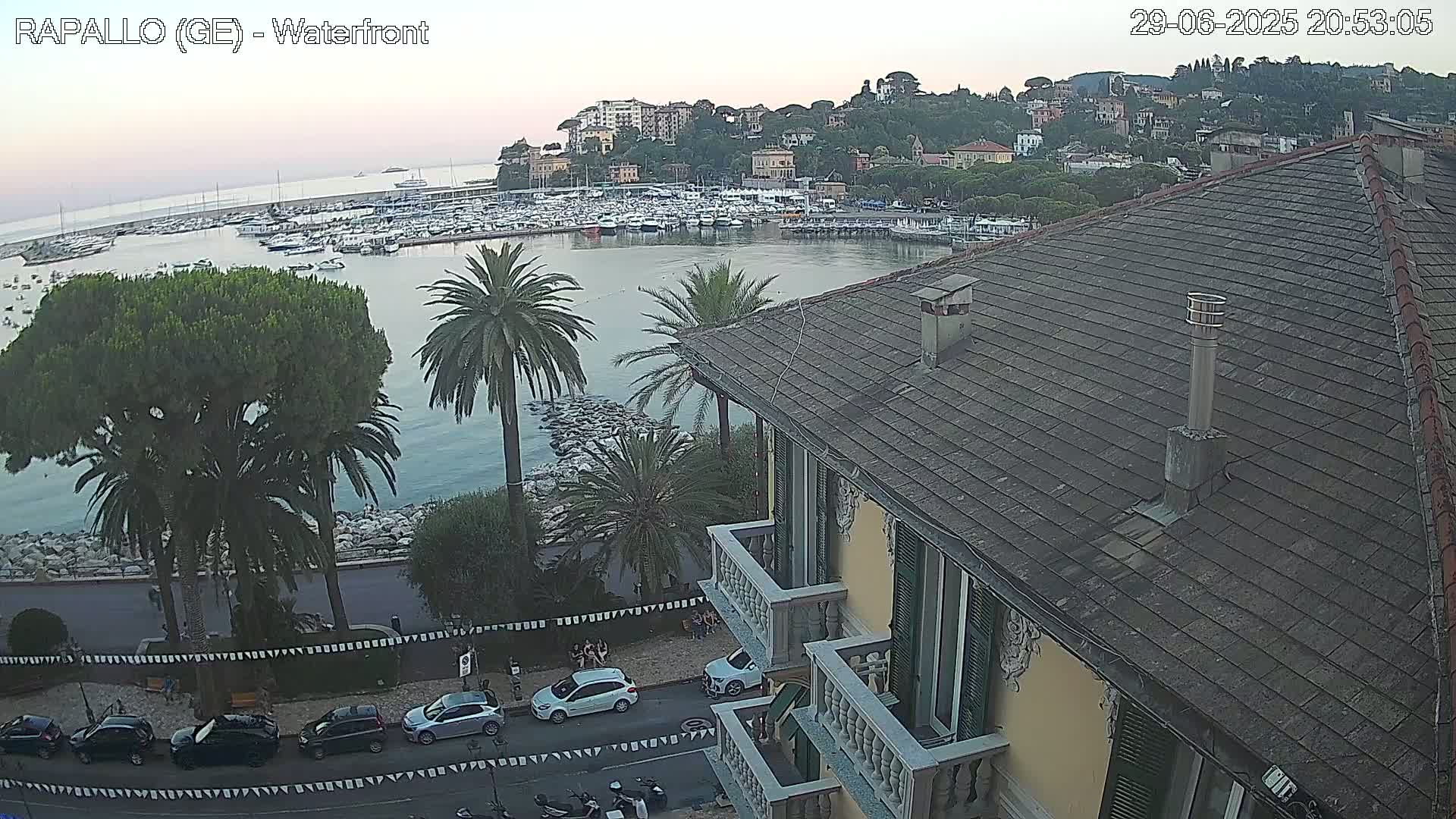 Rapallo Vittorio Veneto Coast Live Cam - Genoa, Liguria, Italy
