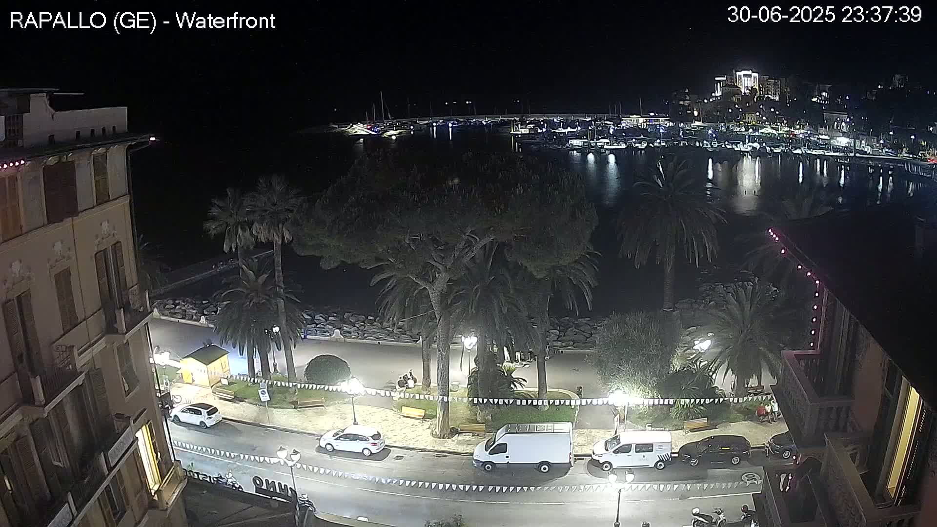 Rapallo Vittorio Veneto Coast Live Cam - Genoa, Liguria, Italy