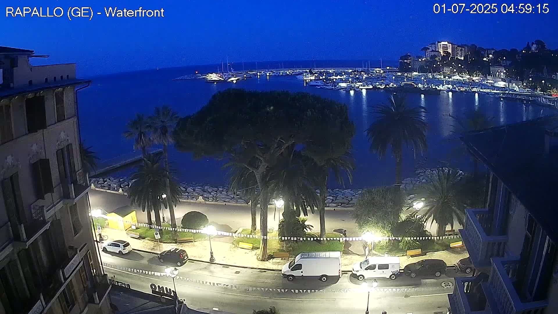 Rapallo Vittorio Veneto Coast Live Cam - Genoa, Liguria, Italy