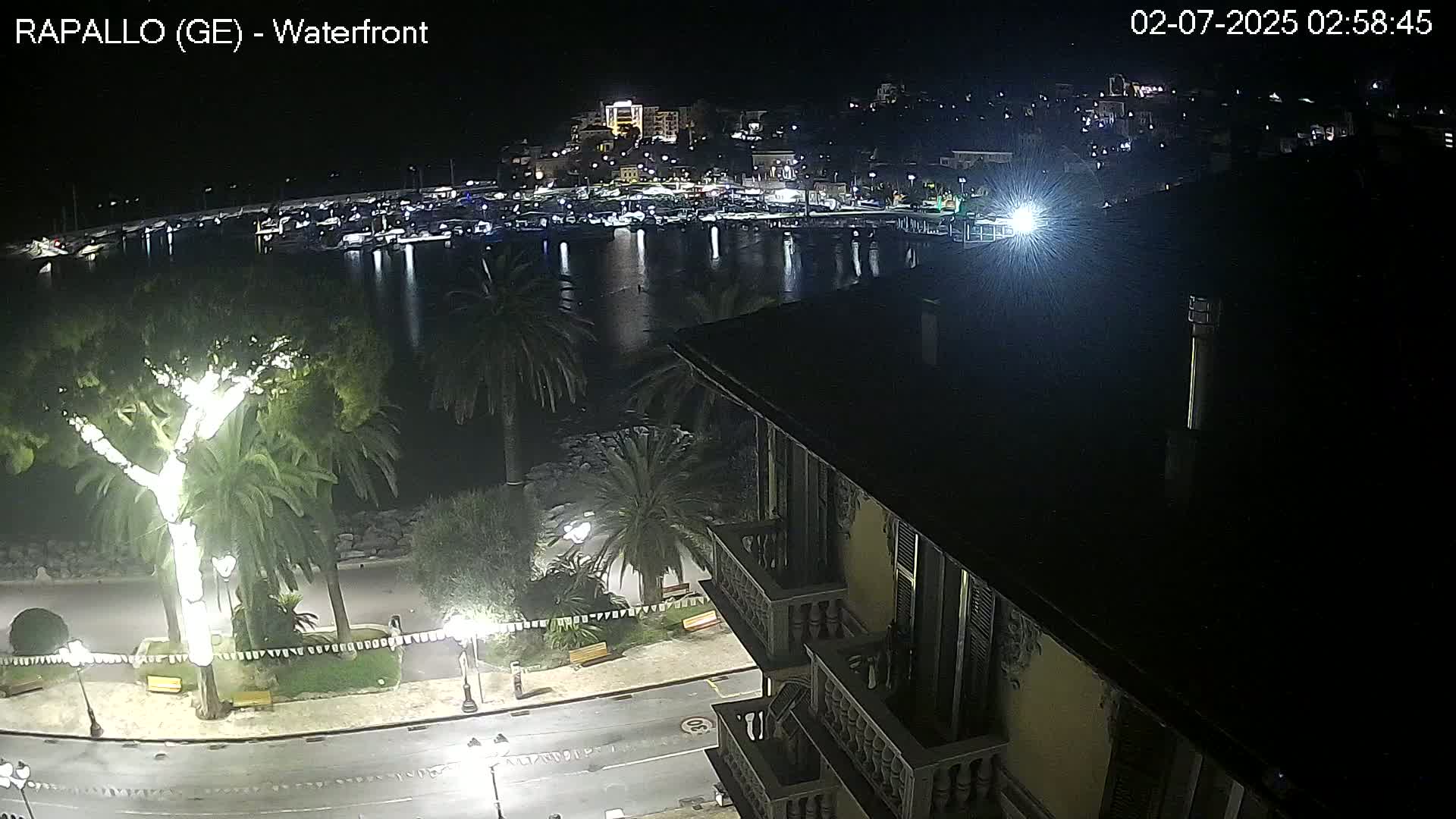 Rapallo Vittorio Veneto Coast Live Cam - Genoa, Liguria, Italy