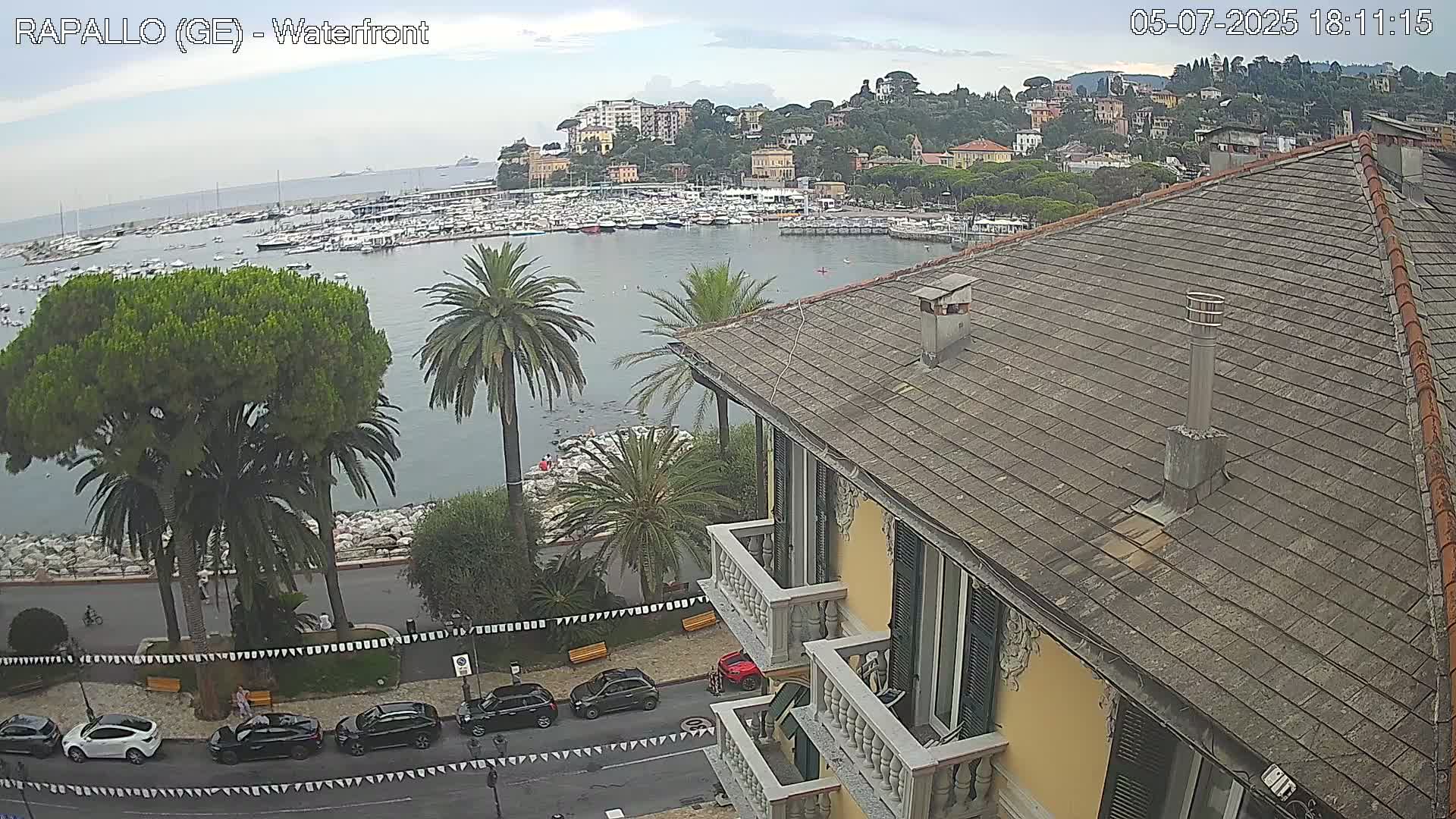 Rapallo Vittorio Veneto Coast Live Cam - Genoa, Liguria, Italy