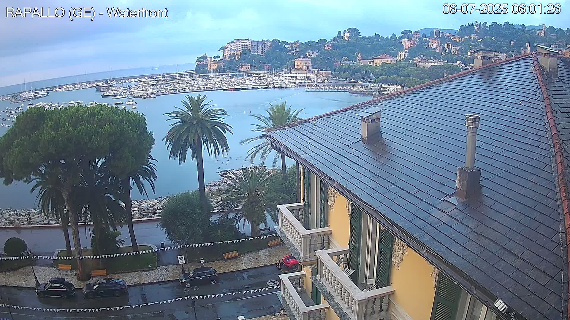 Rapallo Vittorio Veneto Coast Live Cam - Genoa, Liguria, Italy