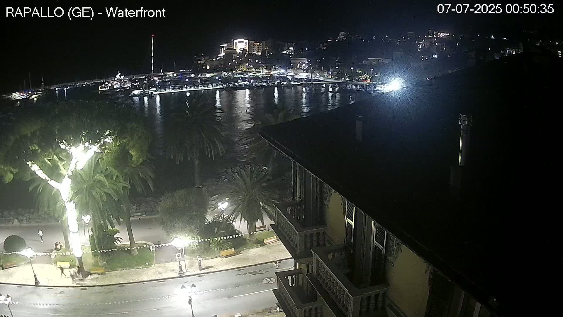 Rapallo Vittorio Veneto Coast Live Cam - Genoa, Liguria, Italy