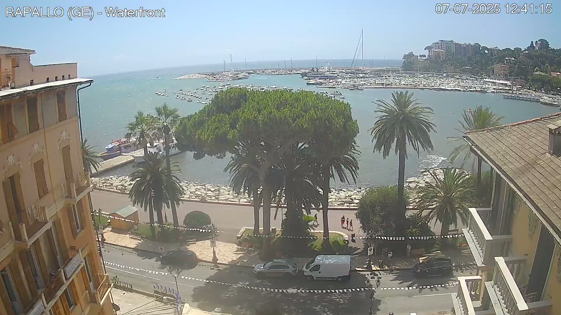 Rapallo Vittorio Veneto Coast Live Cam - Genoa, Liguria, Italy