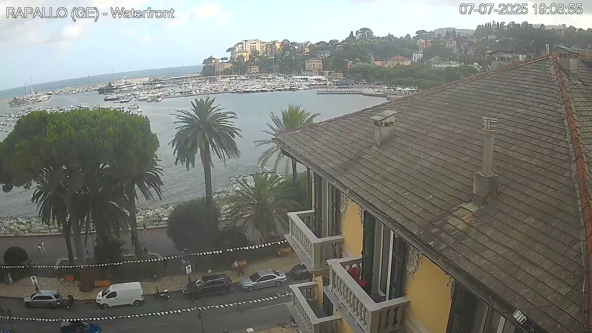 Rapallo Vittorio Veneto Coast Live Cam - Genoa, Liguria, Italy