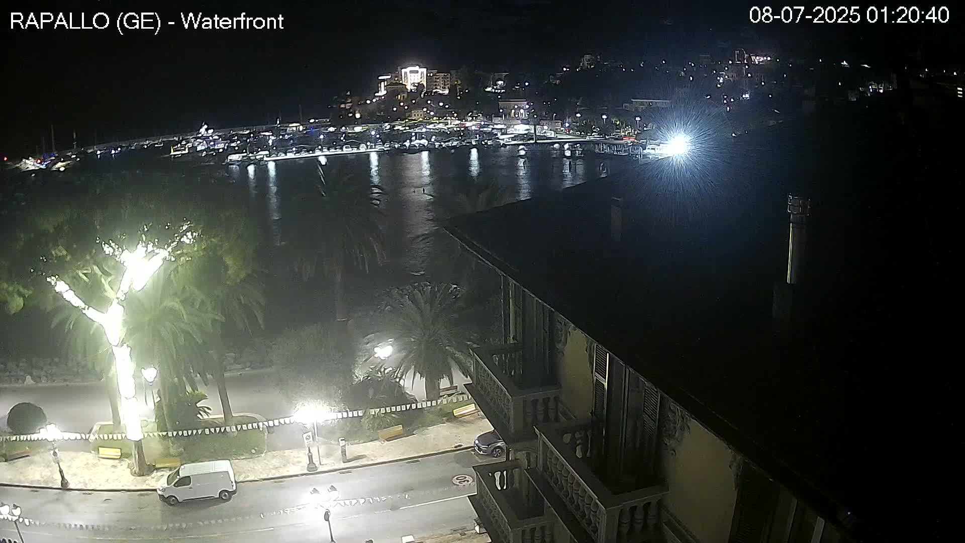 Rapallo Vittorio Veneto Coast Live Cam - Genoa, Liguria, Italy