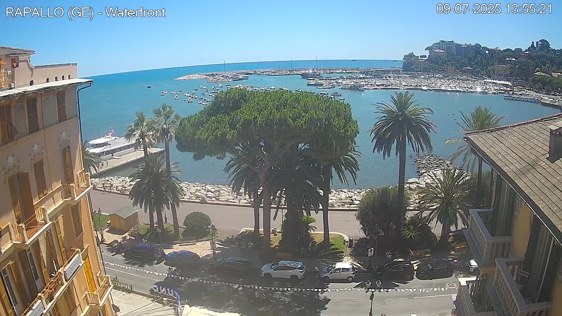 Rapallo Vittorio Veneto Coast Live Cam - Genoa, Liguria, Italy