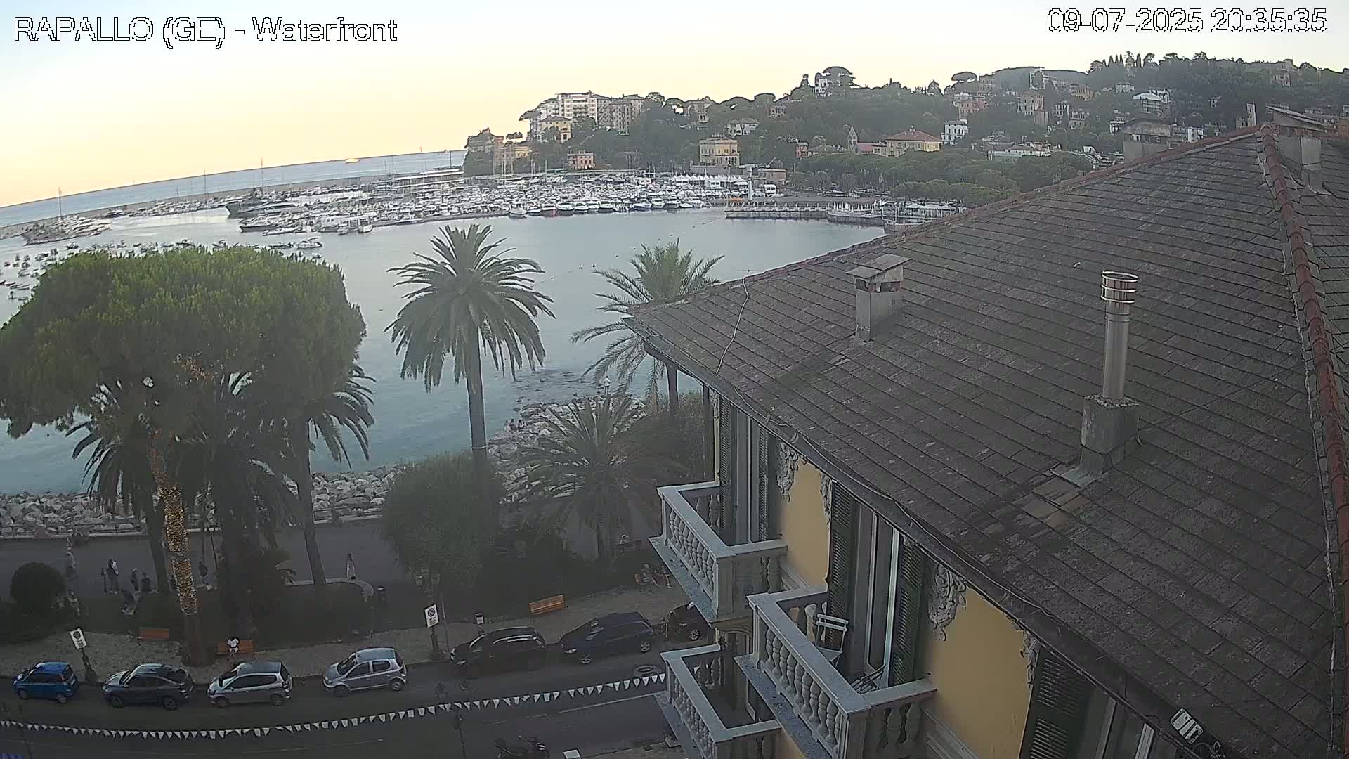 Rapallo Vittorio Veneto Coast Live Cam - Genoa, Liguria, Italy
