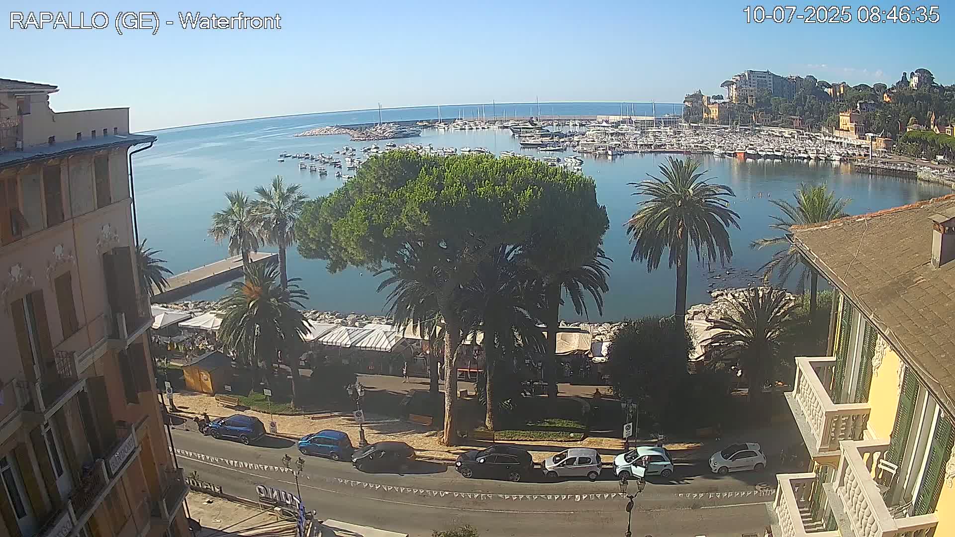 Rapallo Vittorio Veneto Coast Live Cam - Genoa, Liguria, Italy
