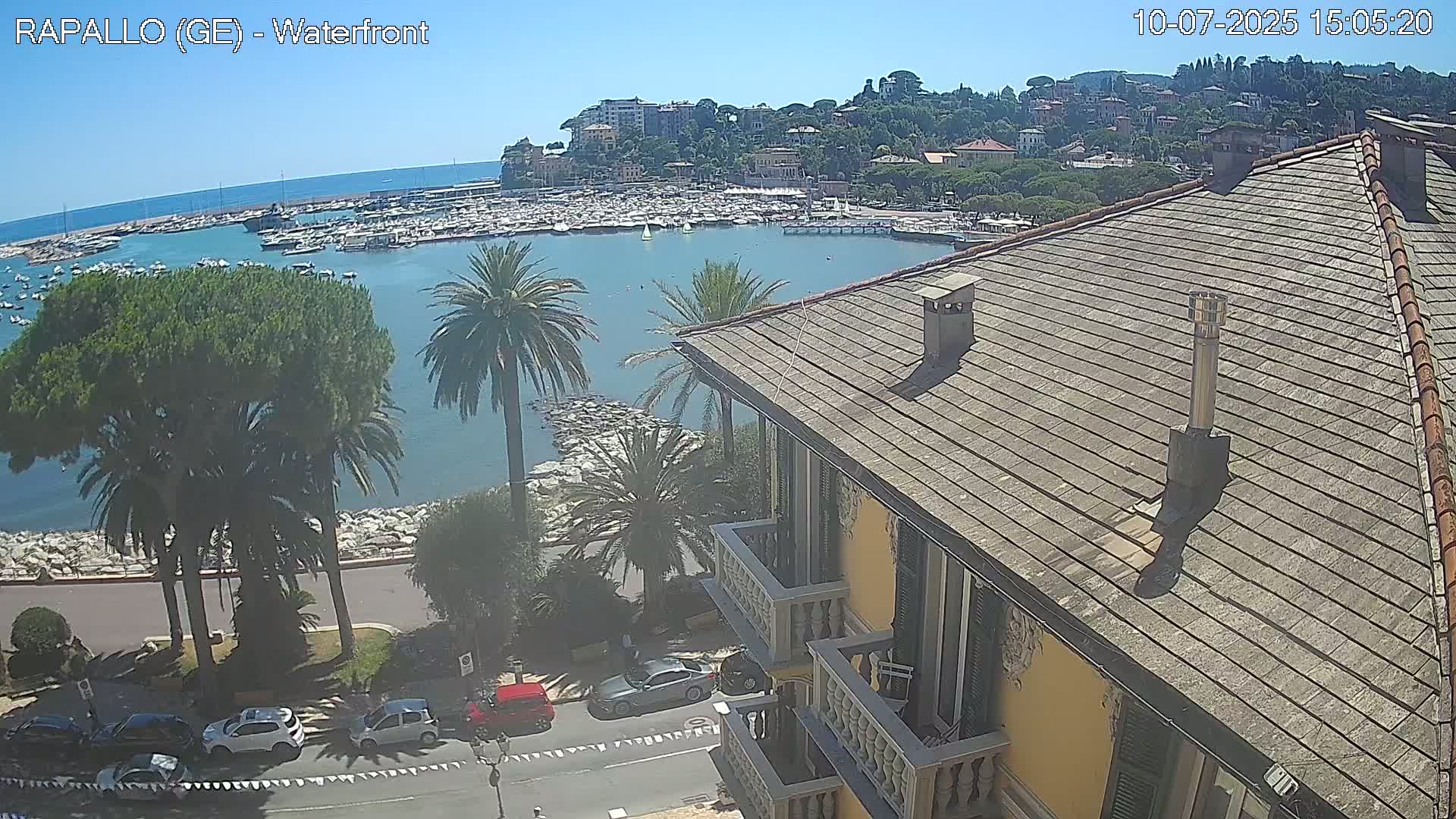 Rapallo Vittorio Veneto Coast Live Cam - Genoa, Liguria, Italy