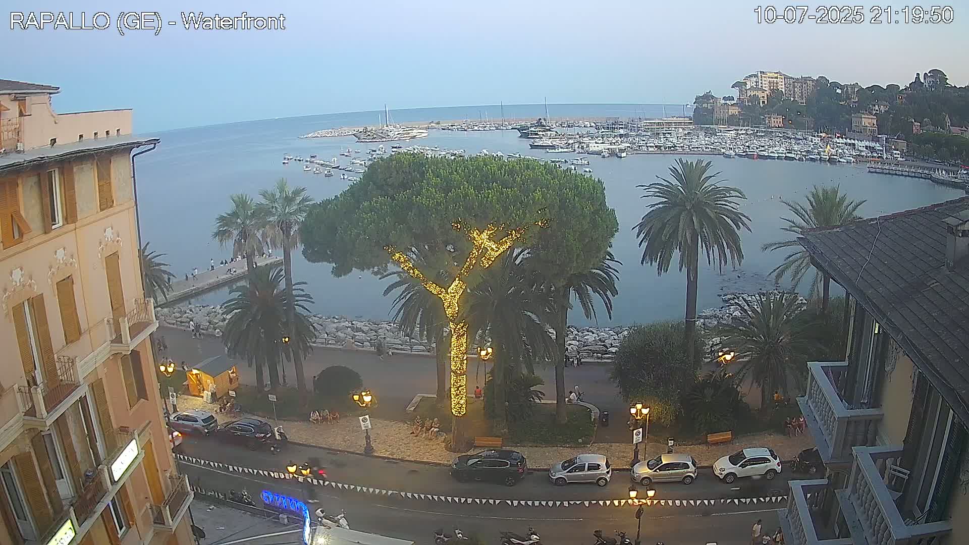 Rapallo Vittorio Veneto Coast Live Cam - Genoa, Liguria, Italy