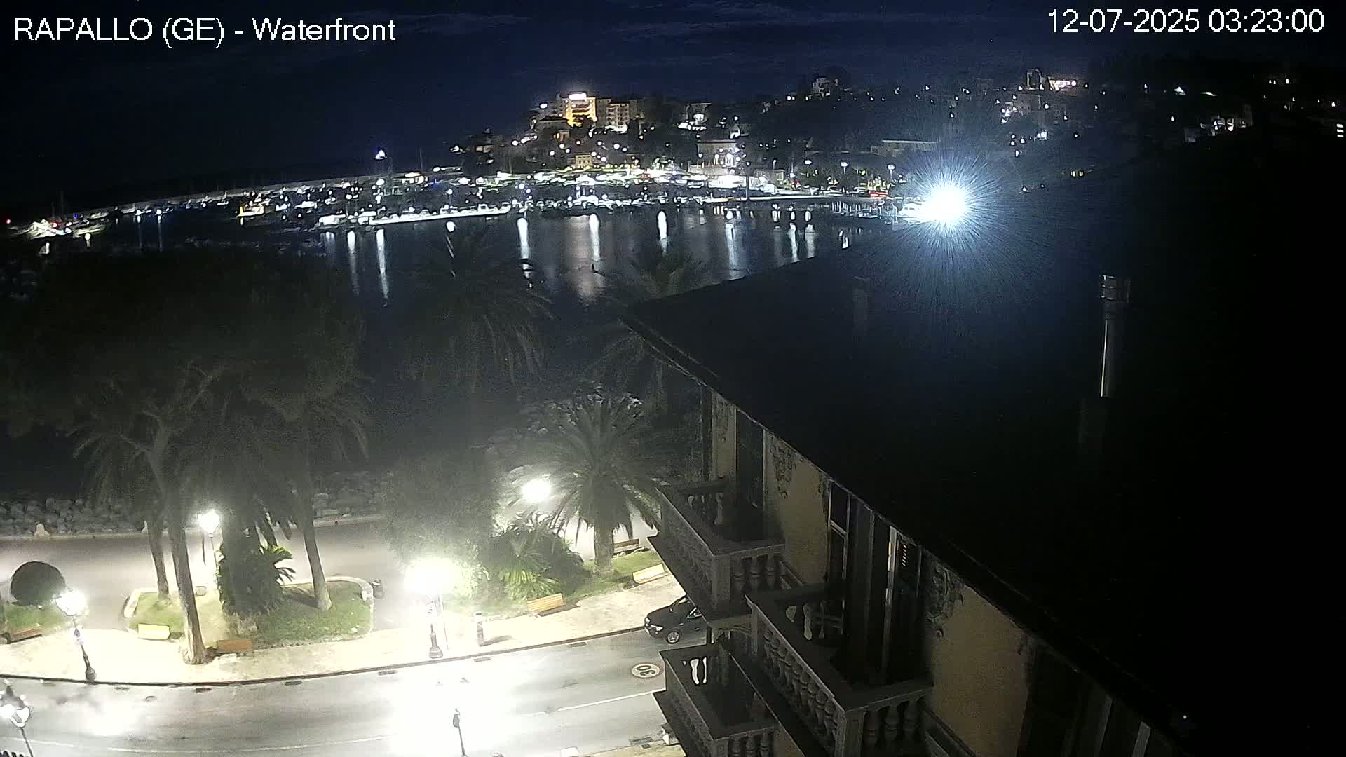 Rapallo Vittorio Veneto Coast Live Cam - Genoa, Liguria, Italy