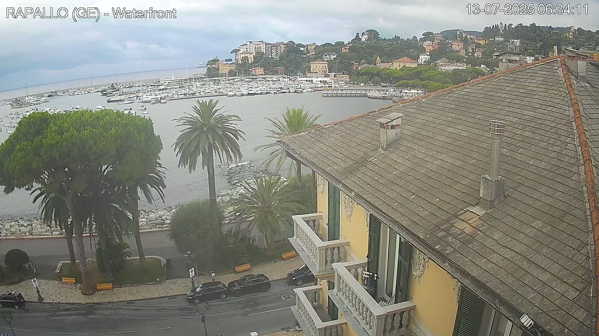 Rapallo Vittorio Veneto Coast Live Cam - Genoa, Liguria, Italy