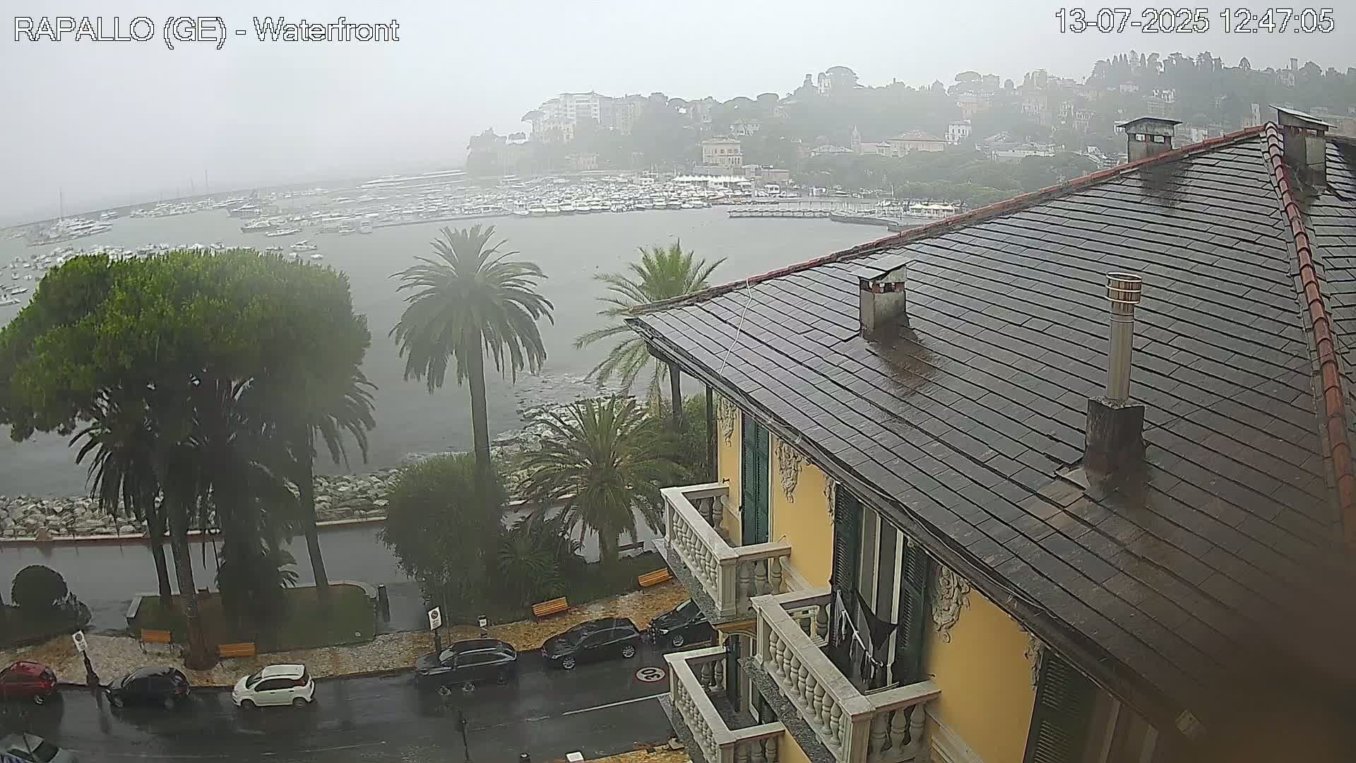 Rapallo Vittorio Veneto Coast Live Cam - Genoa, Liguria, Italy