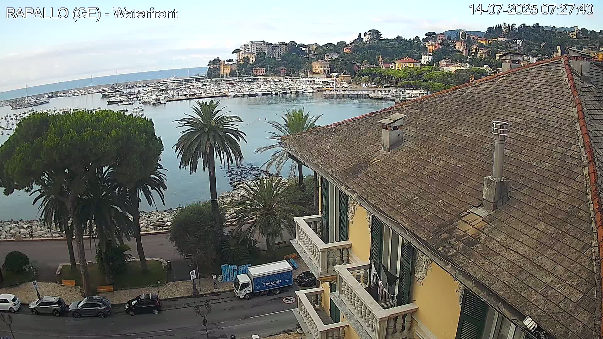 Rapallo Vittorio Veneto Coast Live Cam - Genoa, Liguria, Italy