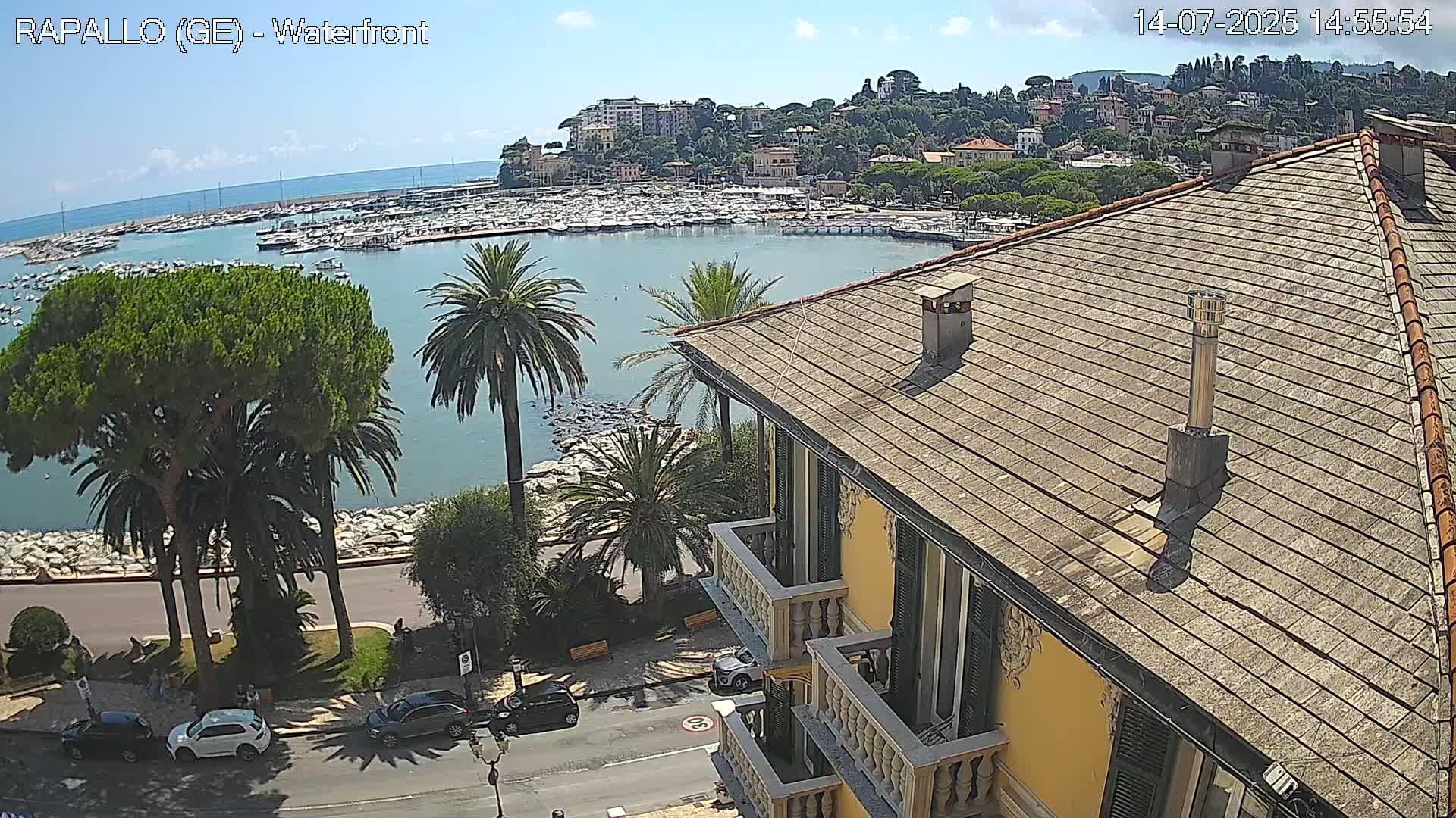 Rapallo Vittorio Veneto Coast Live Cam - Genoa, Liguria, Italy