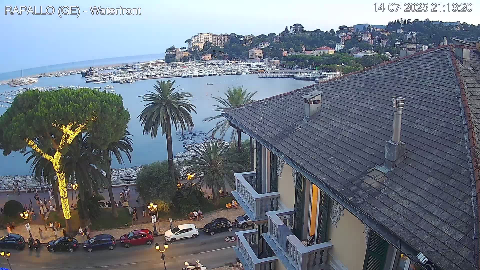 Rapallo Vittorio Veneto Coast Live Cam - Genoa, Liguria, Italy