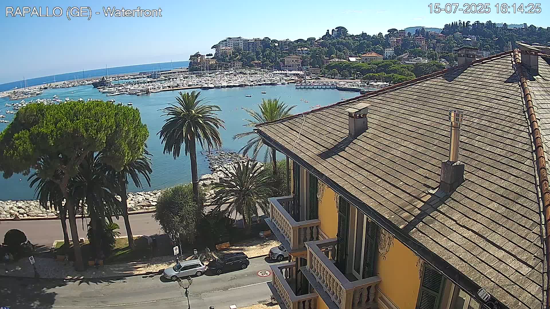 Rapallo Vittorio Veneto Coast Live Cam - Genoa, Liguria, Italy