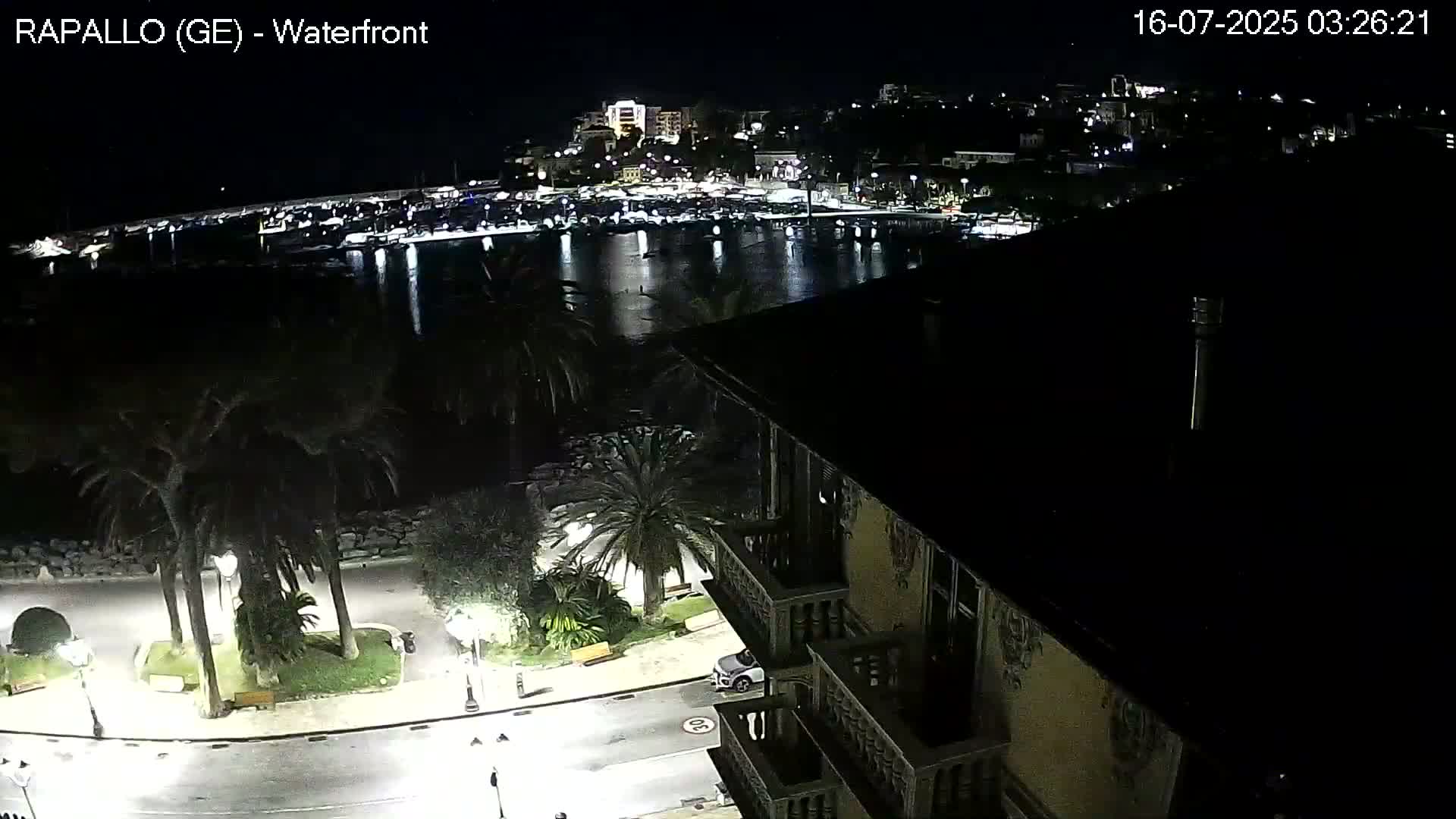 Rapallo Vittorio Veneto Coast Live Cam - Genoa, Liguria, Italy
