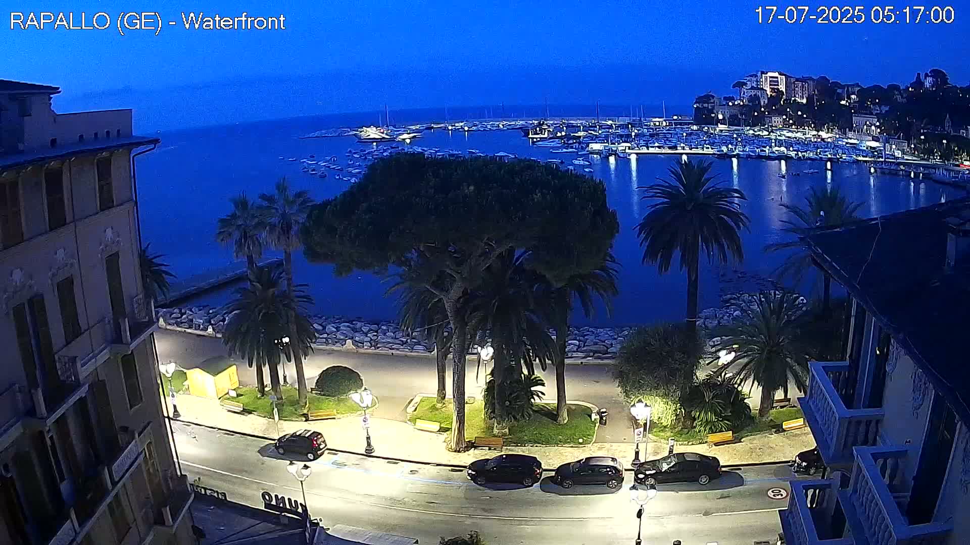 Rapallo Vittorio Veneto Coast Live Cam - Genoa, Liguria, Italy