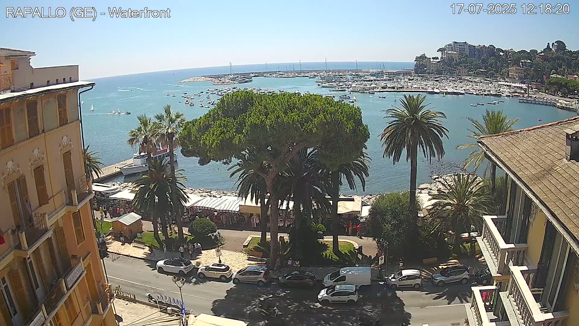 Rapallo Vittorio Veneto Coast Live Cam - Genoa, Liguria, Italy