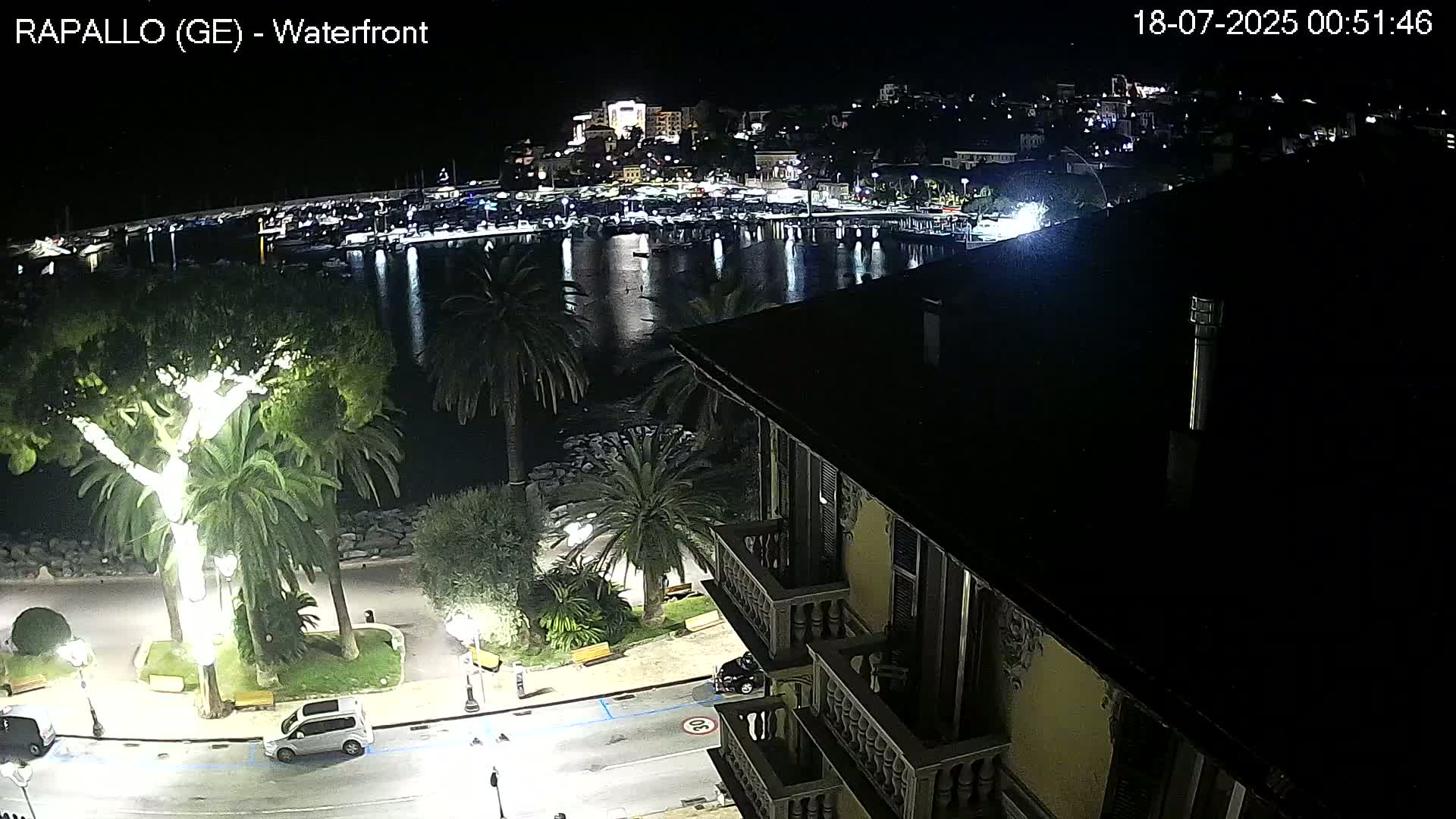 Rapallo Vittorio Veneto Coast Live Cam - Genoa, Liguria, Italy