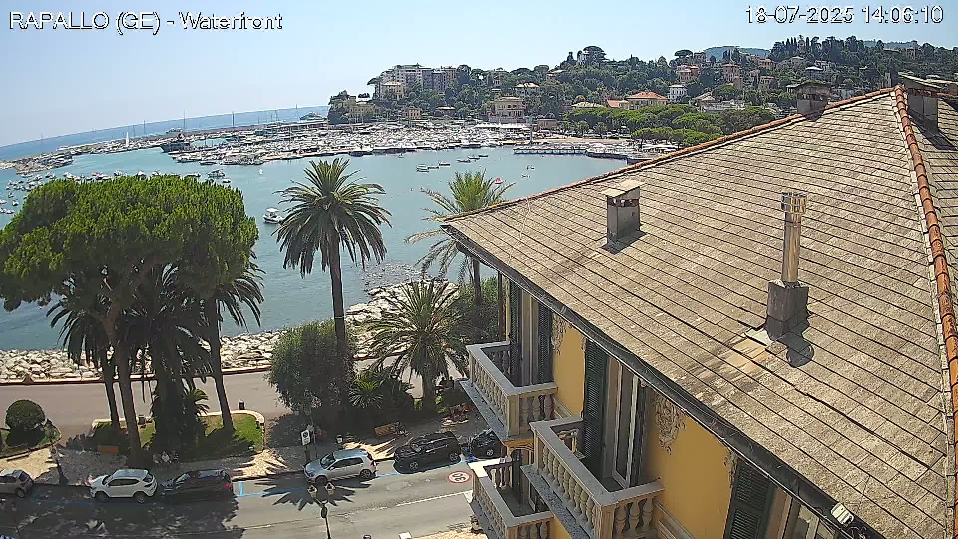 Rapallo Vittorio Veneto Coast Live Cam - Genoa, Liguria, Italy