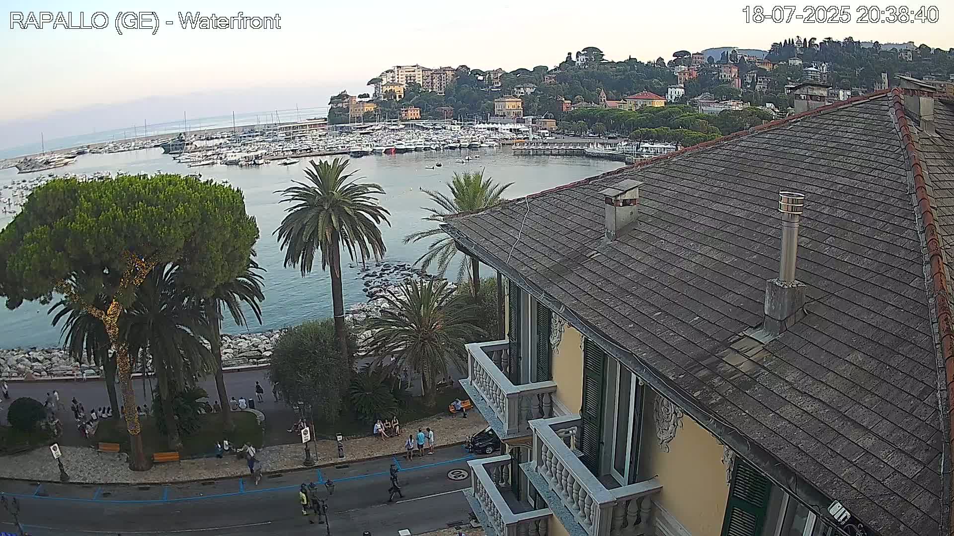Rapallo Vittorio Veneto Coast Live Cam - Genoa, Liguria, Italy