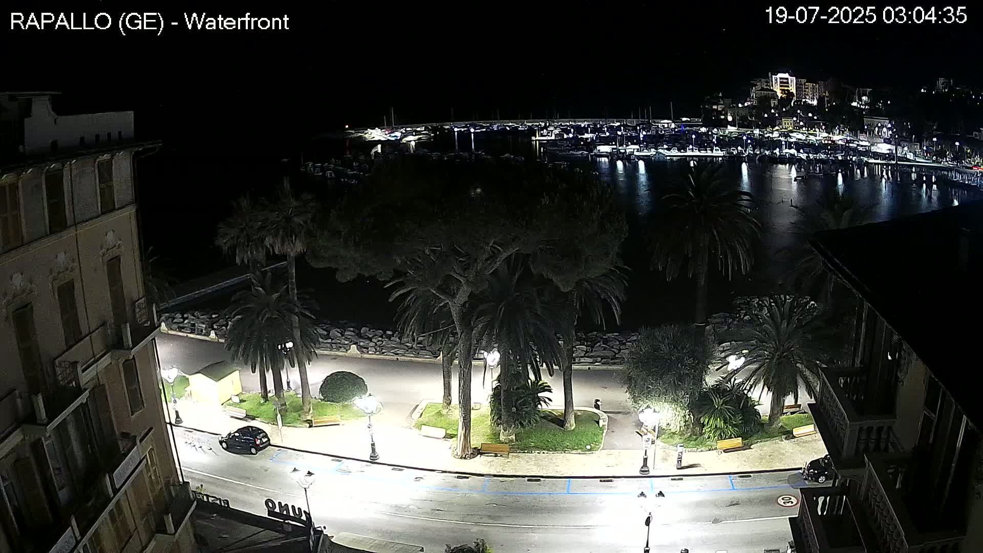 Rapallo Vittorio Veneto Coast Live Cam - Genoa, Liguria, Italy