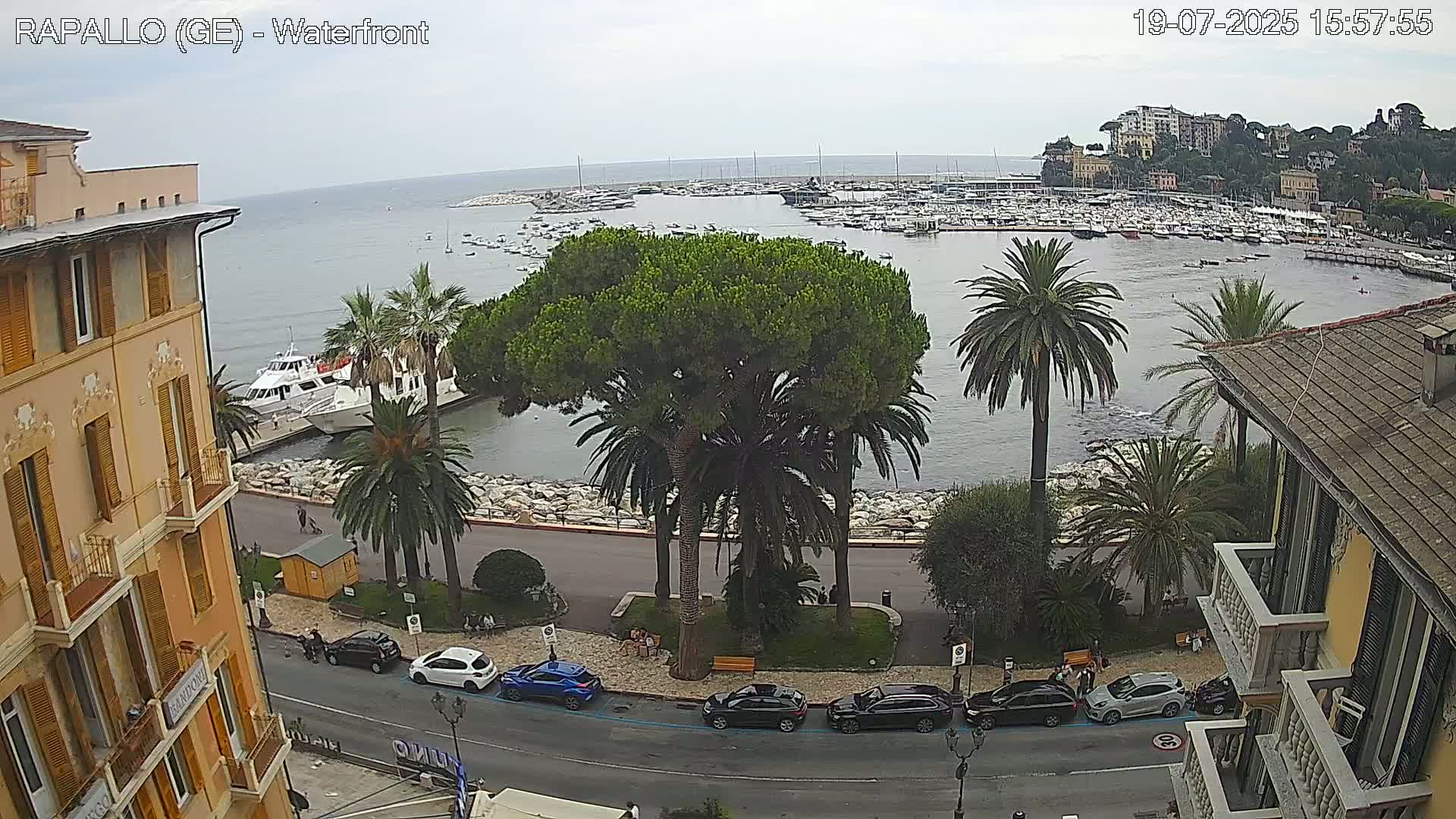 Rapallo Vittorio Veneto Coast Live Cam - Genoa, Liguria, Italy