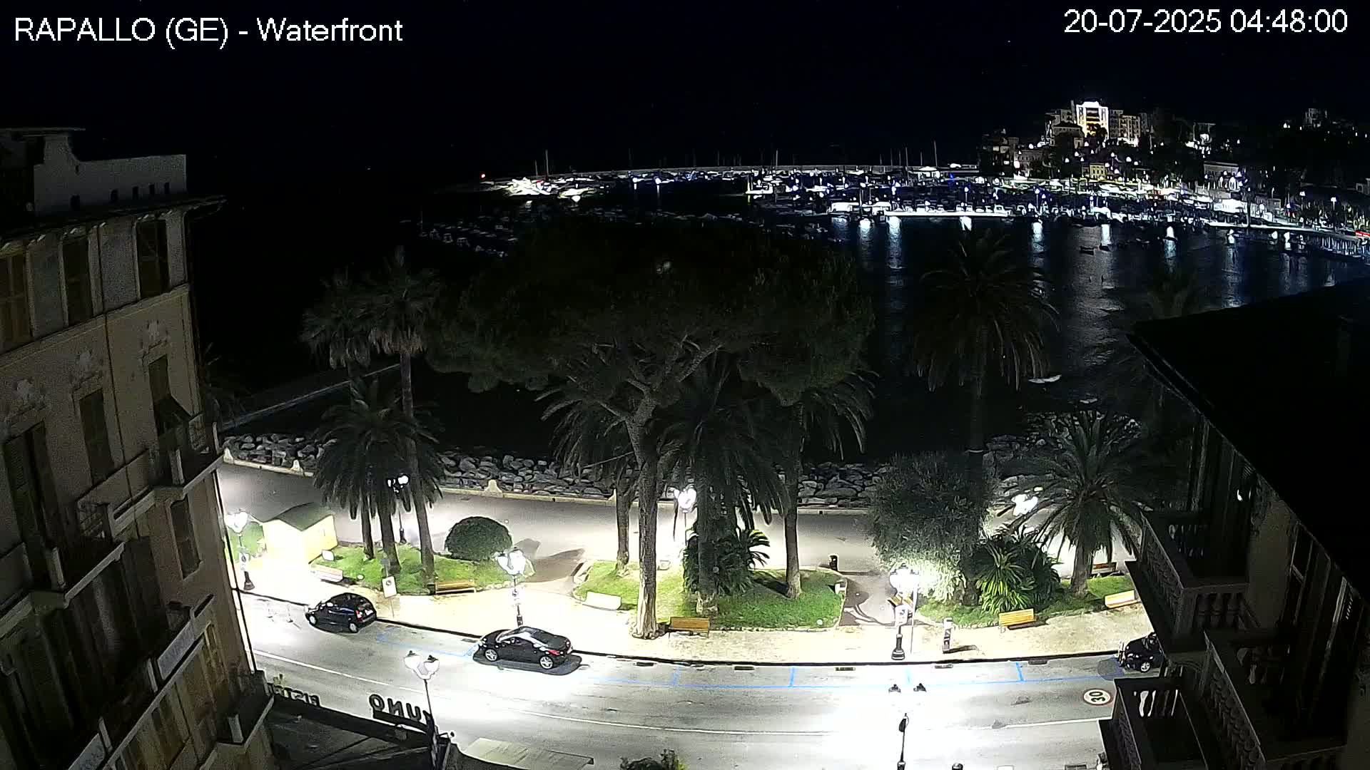 Rapallo Vittorio Veneto Coast Live Cam - Genoa, Liguria, Italy