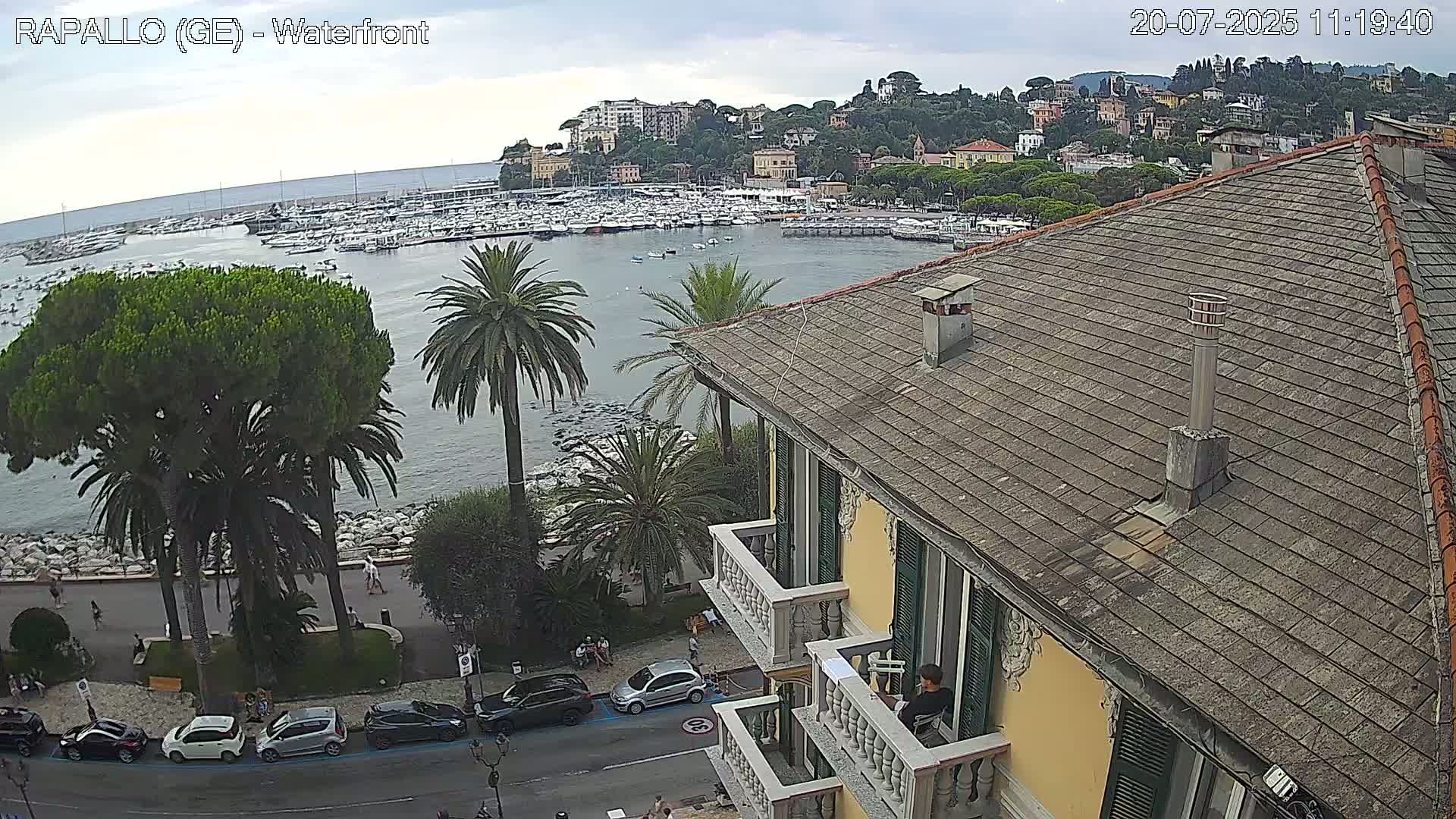Rapallo Vittorio Veneto Coast Live Cam - Genoa, Liguria, Italy